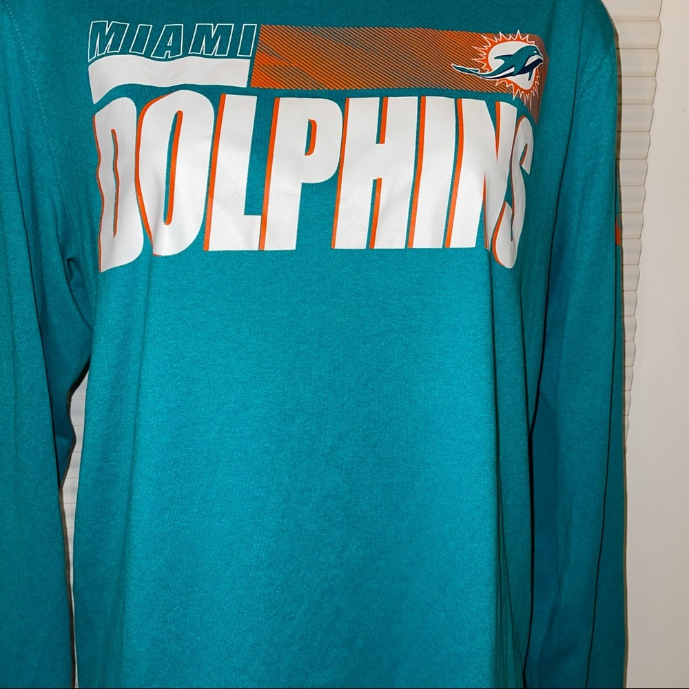 NFL On Field Apparel The Nike Tee Miami Dolphin Top - Picture 7 of 9
